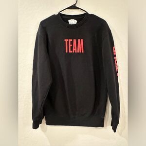 2017 TEAM Justin Bieber Stadium Tour World Tour Pullover Sweatshirt Small